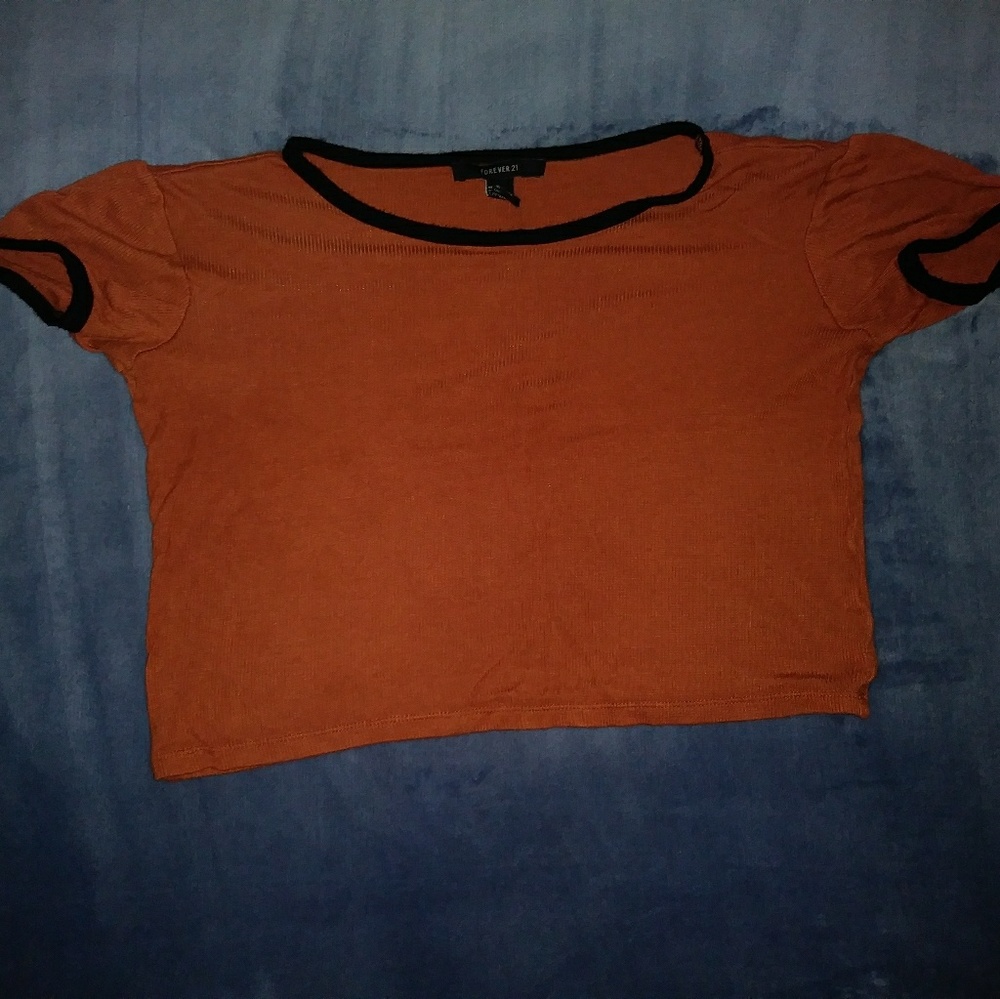 Forever 21 Small Crop Top Tee